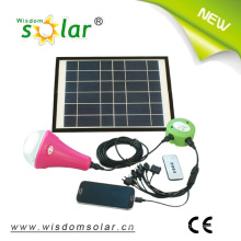 Rechargeable LED Solar lantern with mobile charger and 6W solar panel